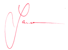 Laura's signature